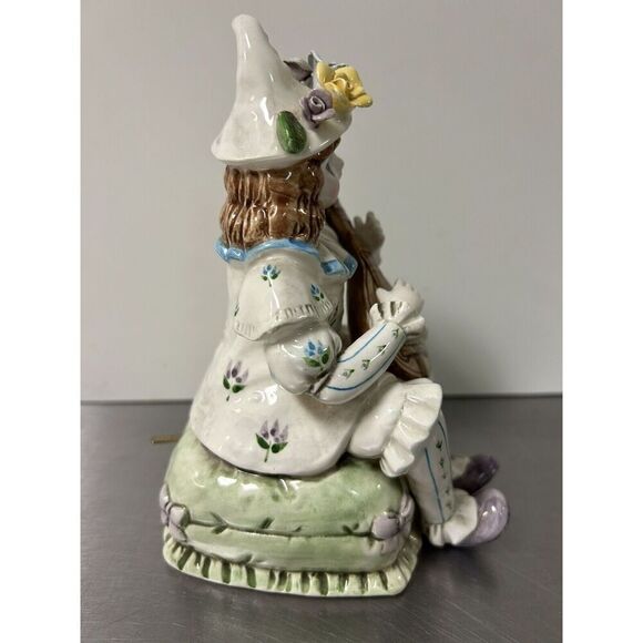 Schmid 1991 Porcelain Yamada Collection Clown Figurine Signed Music Box Figurine - Picture 4 of 6